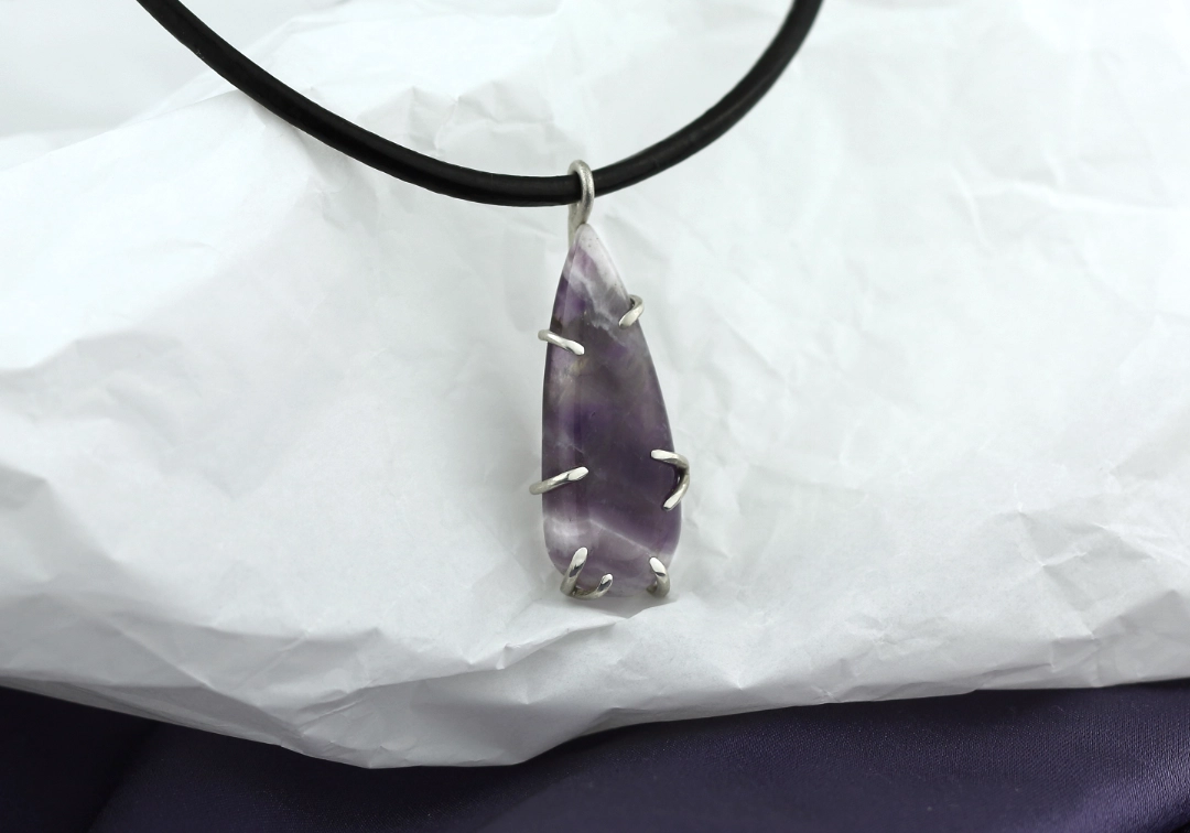 Wisior z ametystem - obrazek 2