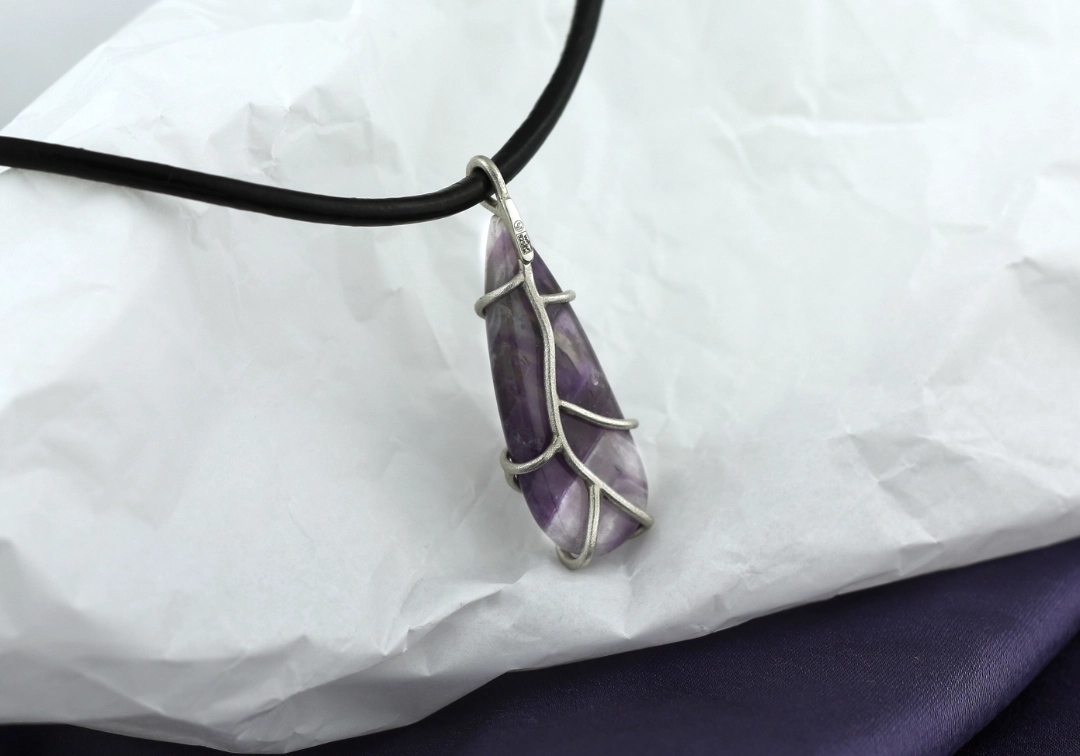 Wisior z ametystem - obrazek 3