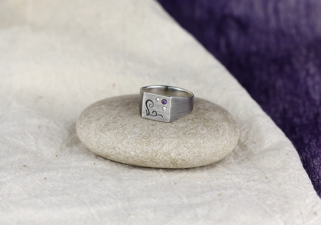 Sygnet grubo ciosany - obrazek 2